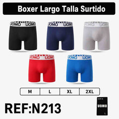 Boxer Liso Largo Talla surtido