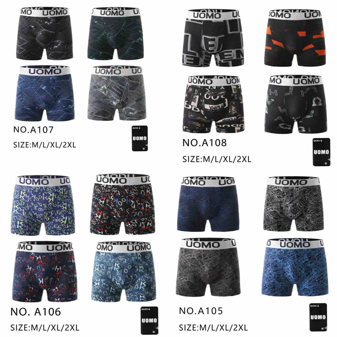 HA102; Boxer Largo Surtido